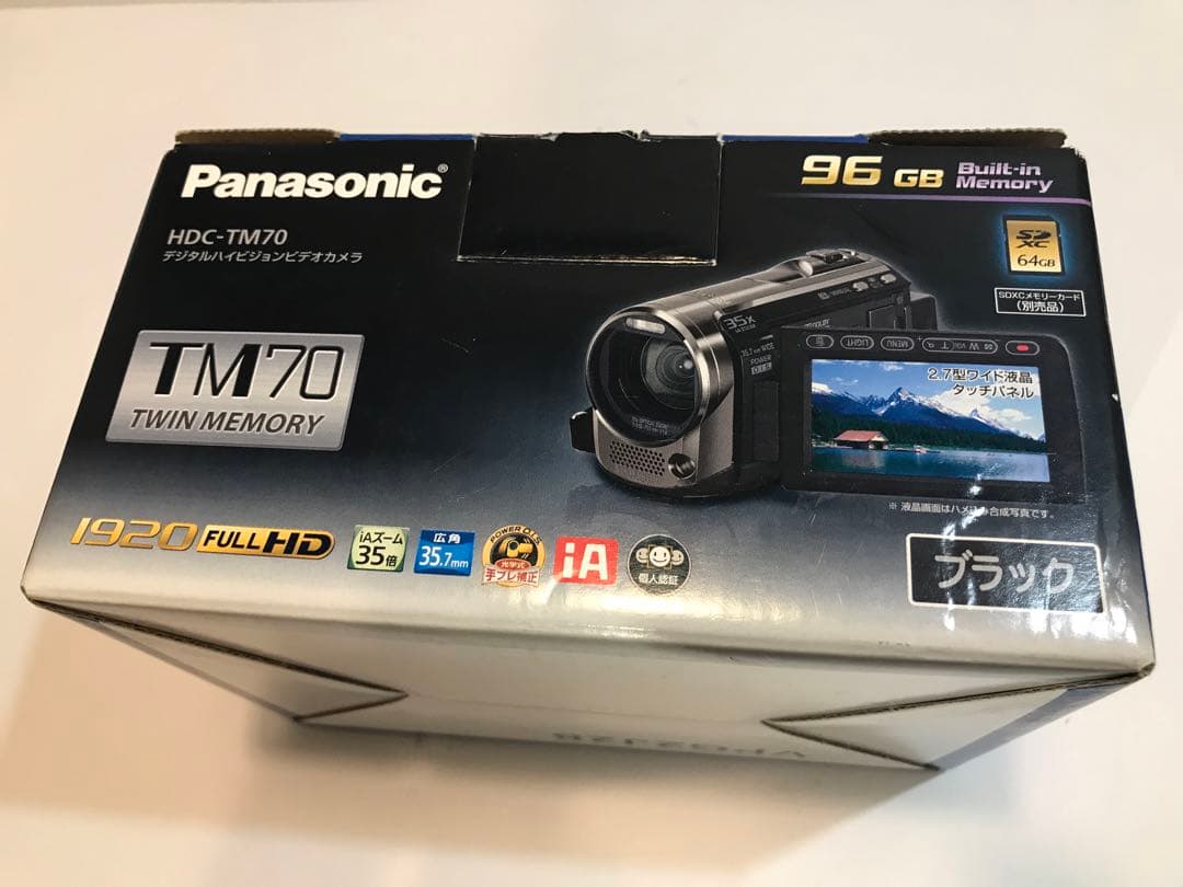 Panasonic HDC-TM70-K ビデオカメラ