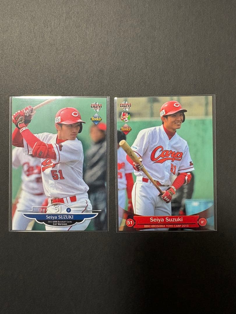 美品】BBM2013 鈴木誠也 ルーキーカード 1stバージョン 2枚セット