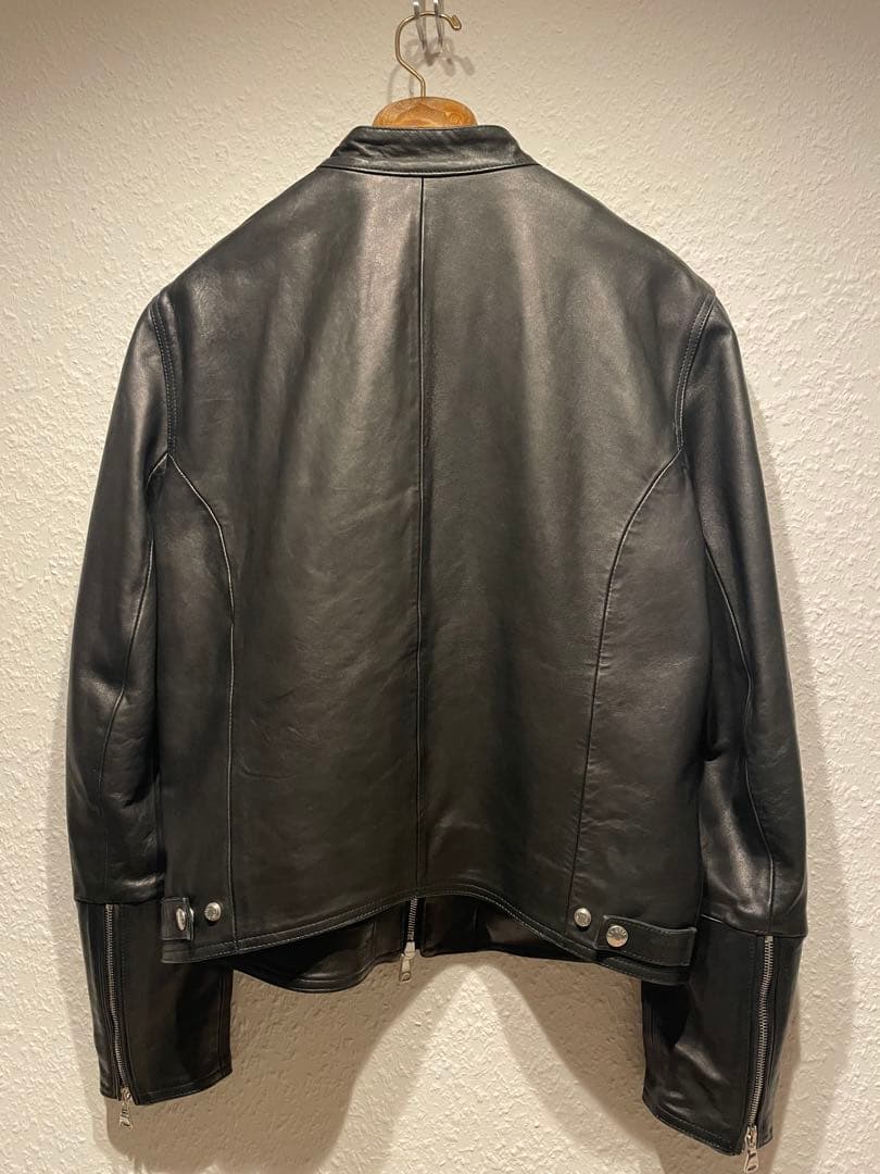 EMMETI × 千場義雅 コラボ 菅原靴店 シングルライダース サイズ48