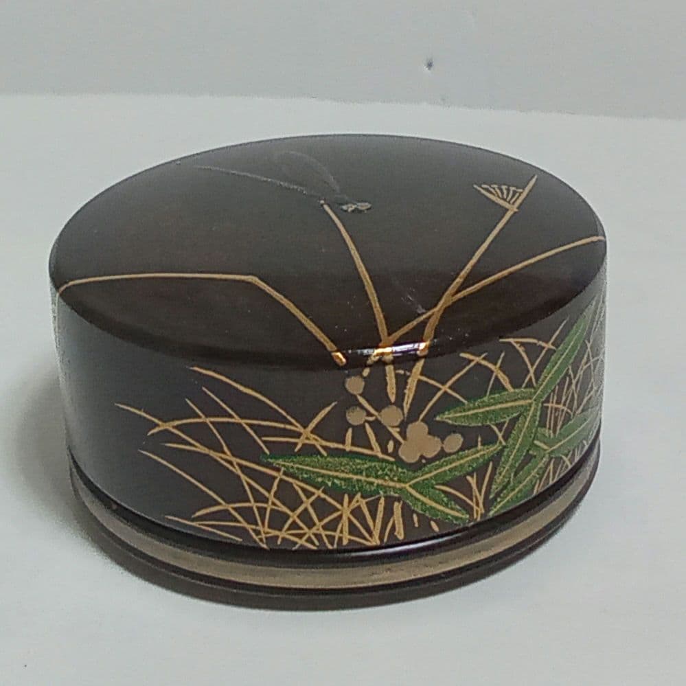 香合 虫篭丸香合 中村湖彩 香合 虫篭丸香合 中村湖彩