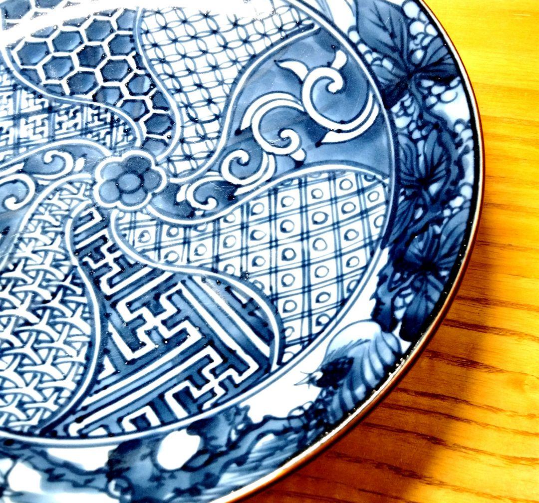 ☆ 加藤利昌 清水焼 染付中皿