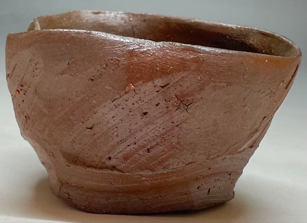 末石泰節　備前徳利　ぐい呑　備前焼　共箱　栞 　C5543