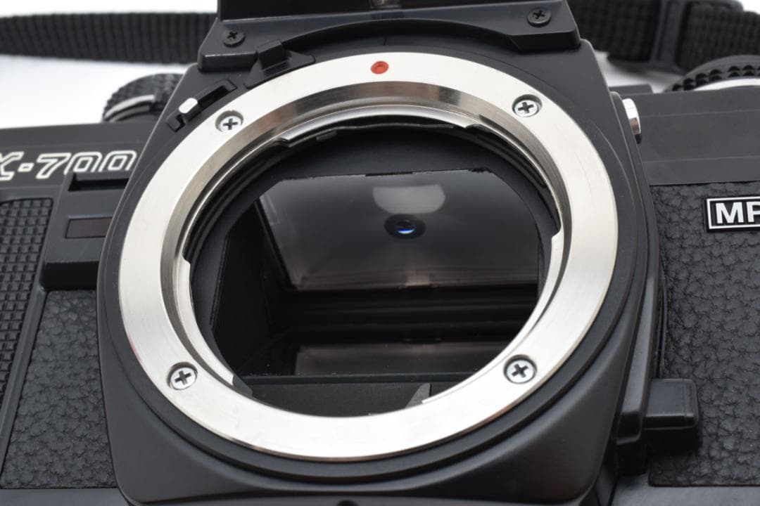 超美品 ミノルタ X-700 ブラック フィルム モルト新品交換済 H014 MINOLTA