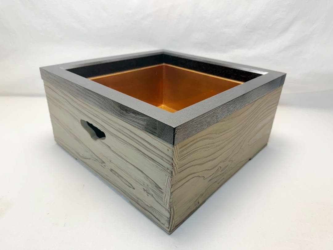 未使用 茶道具 焼杉 置炉 磨入子 炉.置炉用炭型電熱器 2