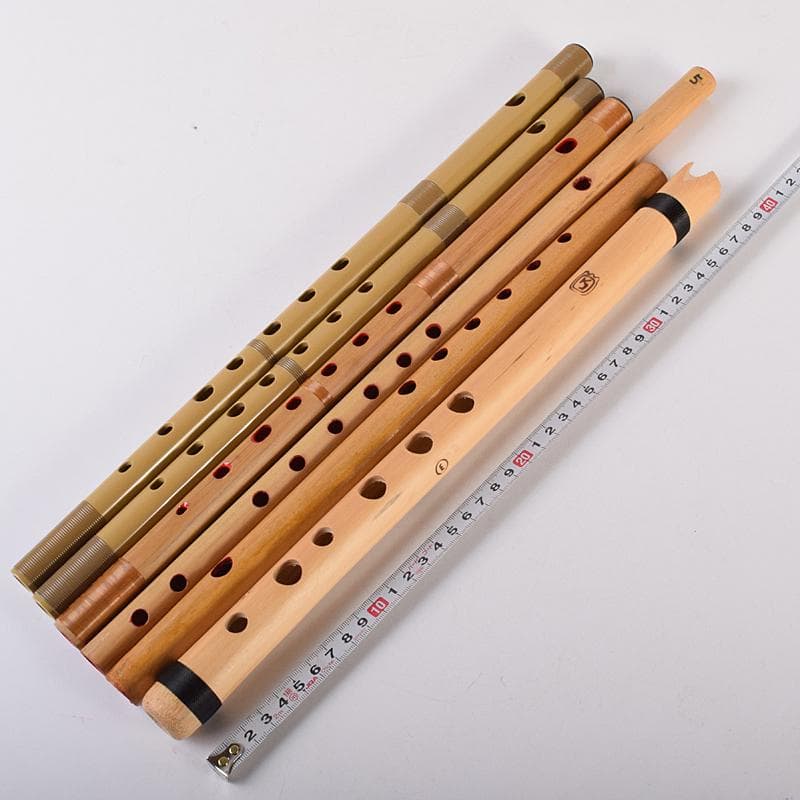 篠笛 スズキ 竹製 銀鈴 プラスチック 童子 七・八本調子 六本 V R7808