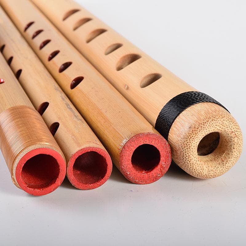 篠笛 スズキ 竹製 銀鈴 プラスチック 童子 七・八本調子 六本 V R7808