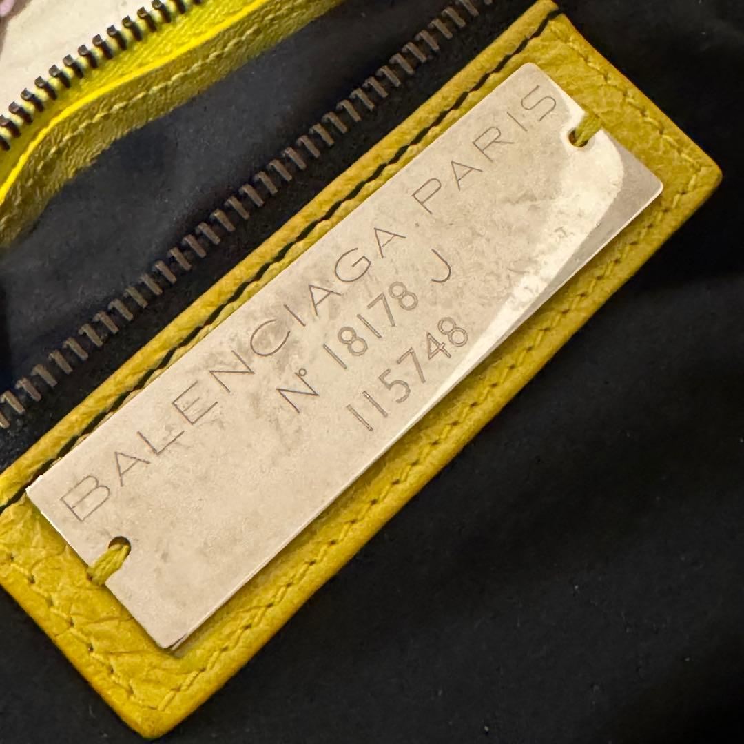 BALENCIAGAバレンシアガ the city 115748イエローバッグ
