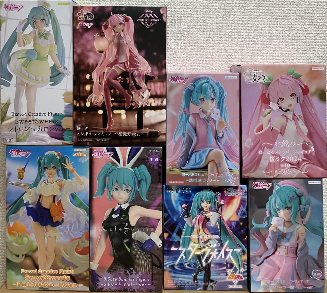 美少女フィギュア55個纏め売りまとめ売り 初音ミクプライズ