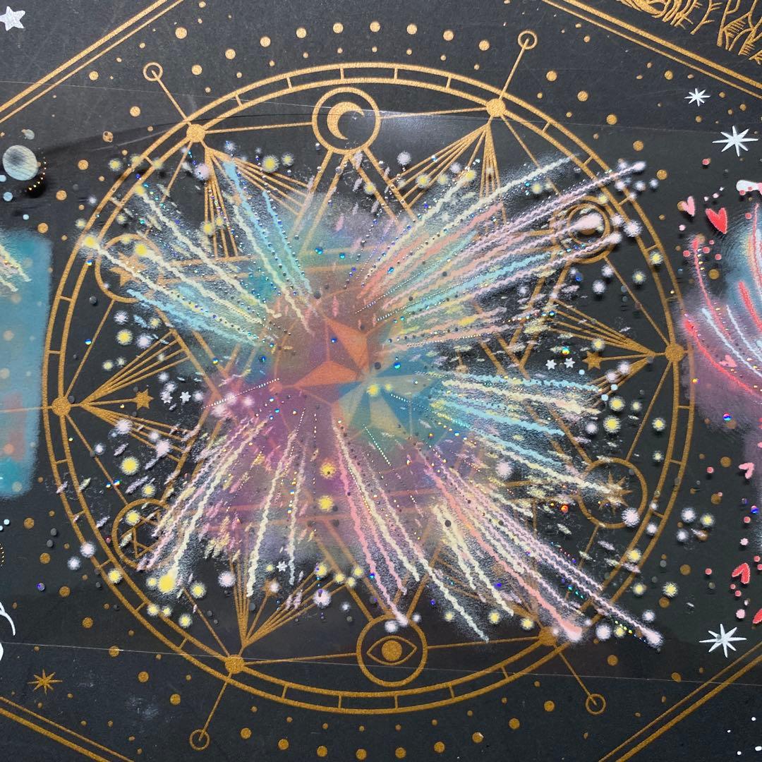 9236】海外 巻貝殻銀マスキングテープ 半透明花火 装飾背景系 残量多め