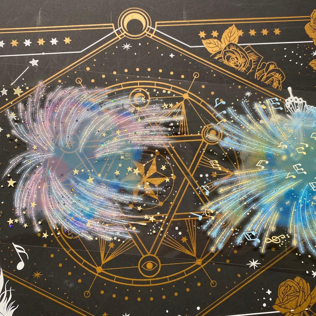 9236】海外 中古巻貝殻銀マスキングテープ 半透明花火 装飾背景系 残量