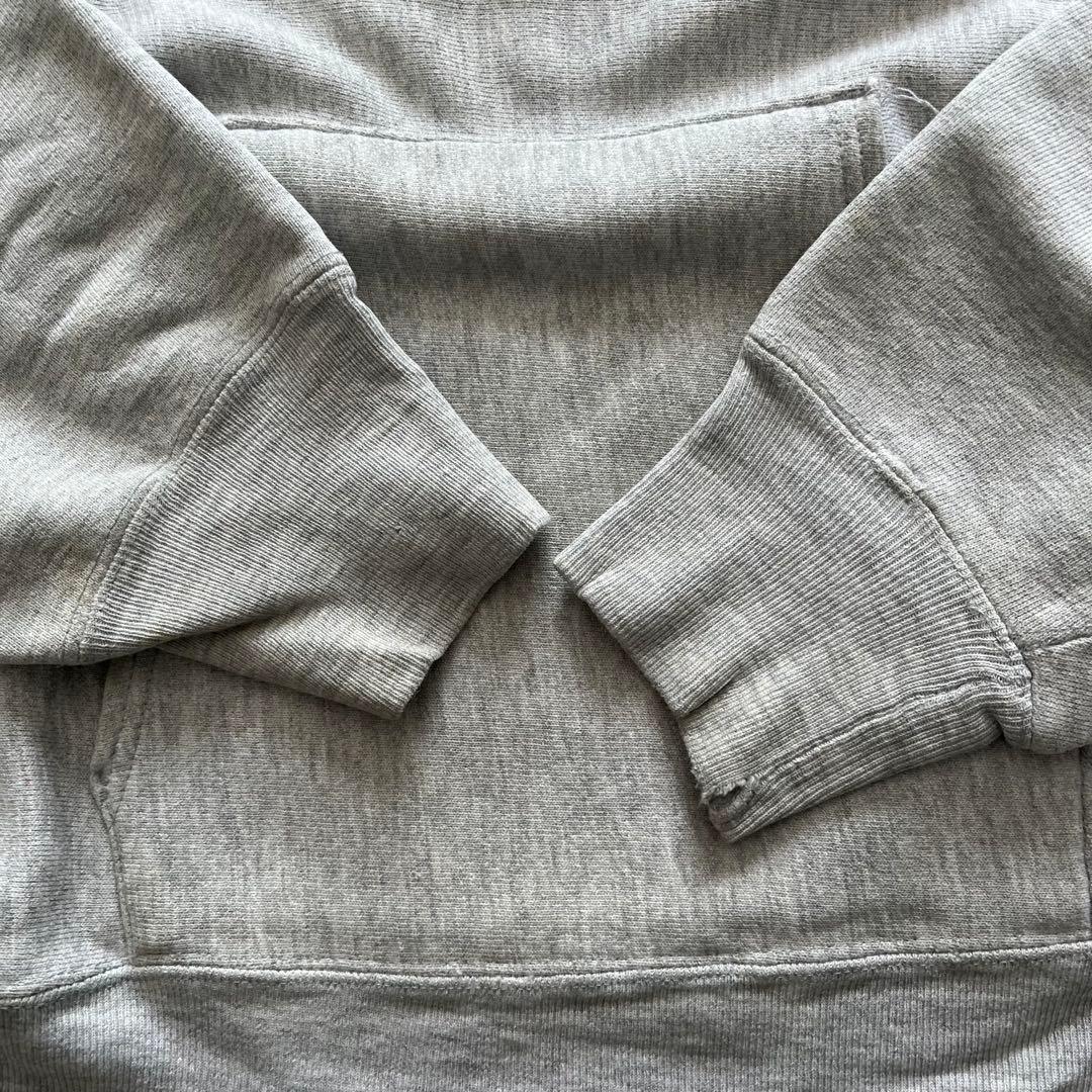 サ*ン様 80s/Champion/L/USA製/リバースウィーブ/パーカー/グ