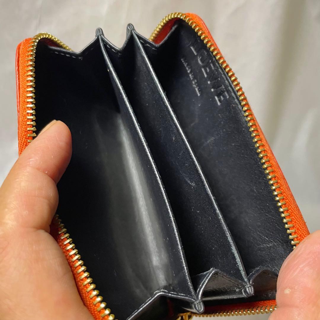 LOEWE アナグラム レザー ケース パース カードケース名刺入れ