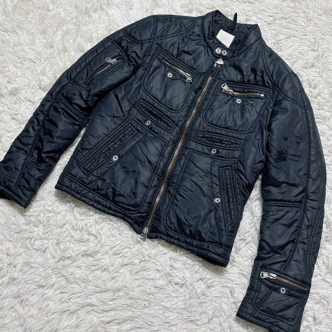 【c6701】DIESEL ディーゼル　ナイロンライダースジャケット c6701】DIESEL ディーゼル ナイロンライダースジャケット