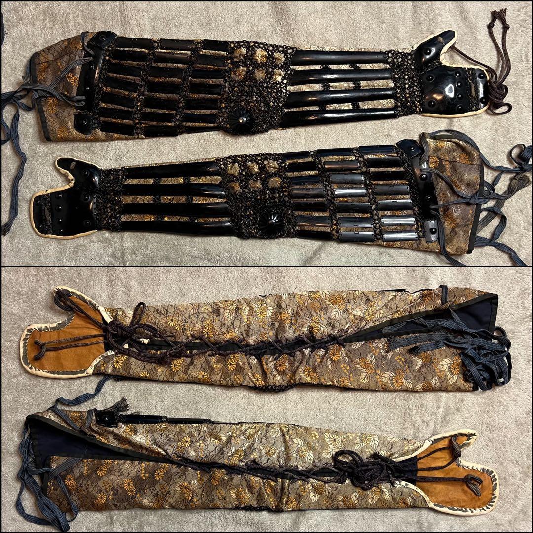 【Patra】丸武産業製【鎧•甲冑】黒色紺糸威当世具足【鎧立て•櫃付】