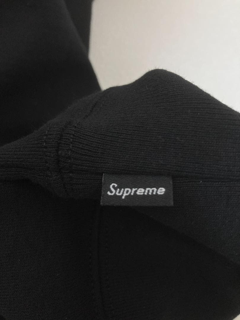 【美品！】supreme◆small box logo パーカー 黒 XXL