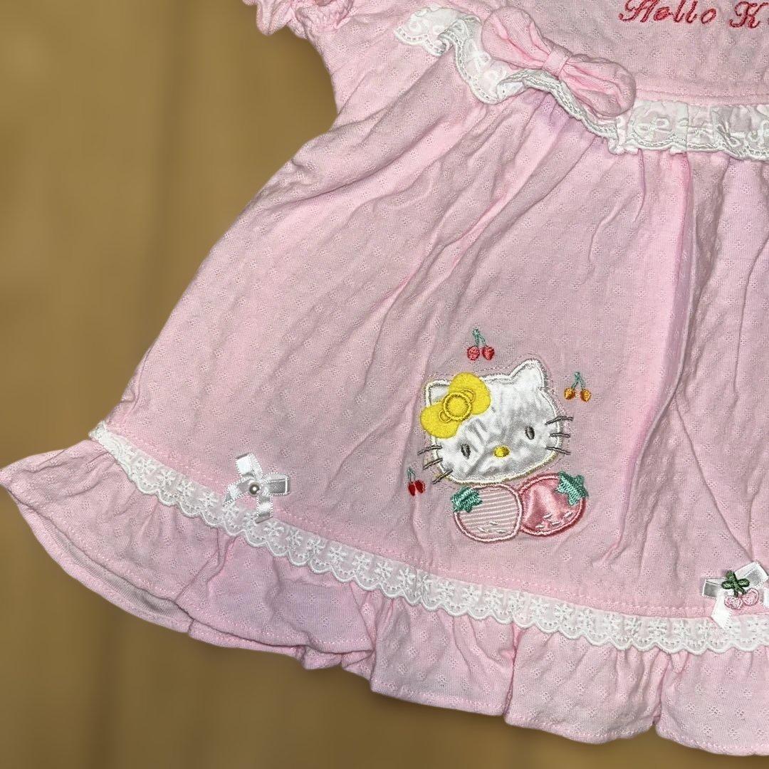 激レア❤️Hello Kitty ピンク フリルセット サイズ90