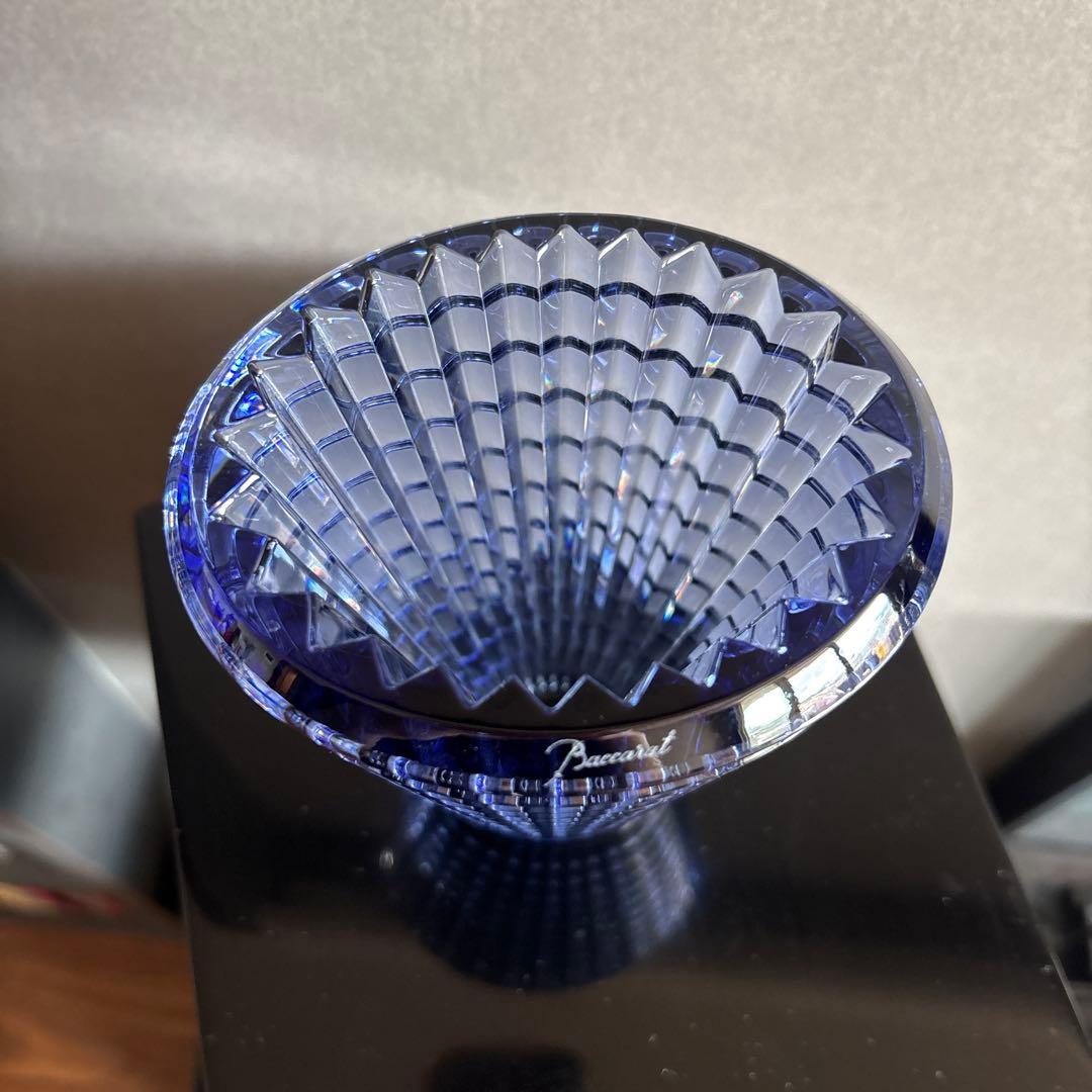 Baccarat EYE VASE S バカラ アイベース ブルー