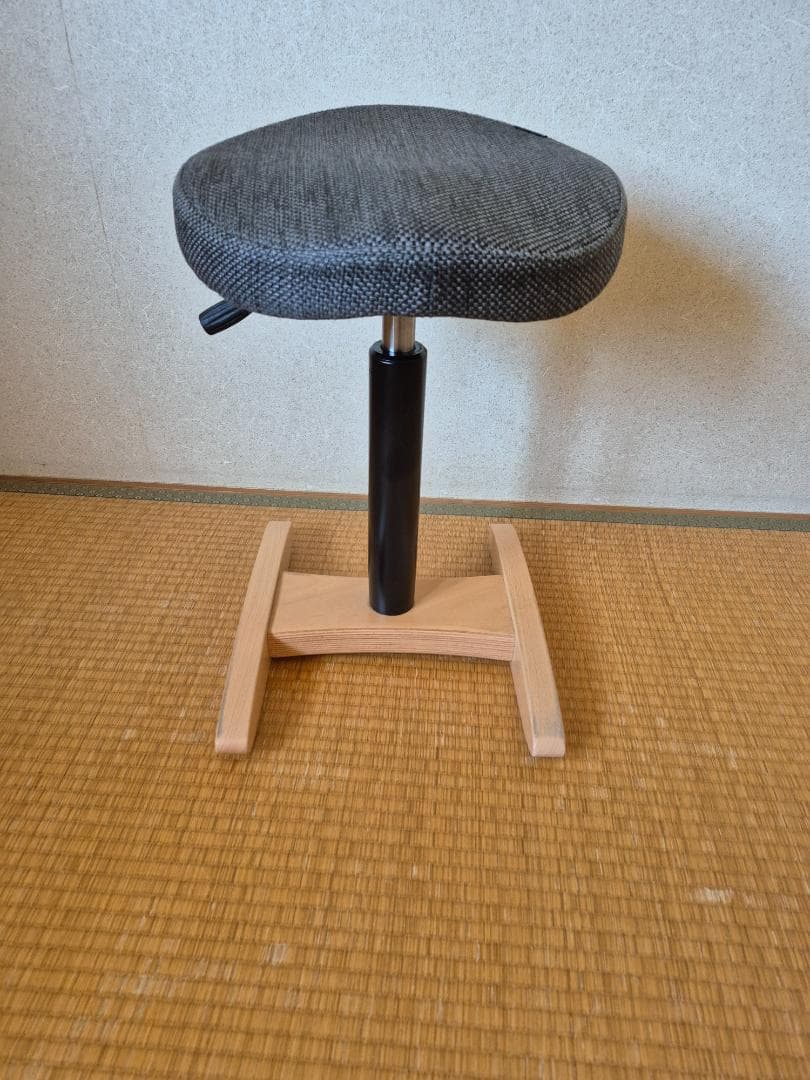 バランス シナジー ラウンドシート 織柄グレー 中古