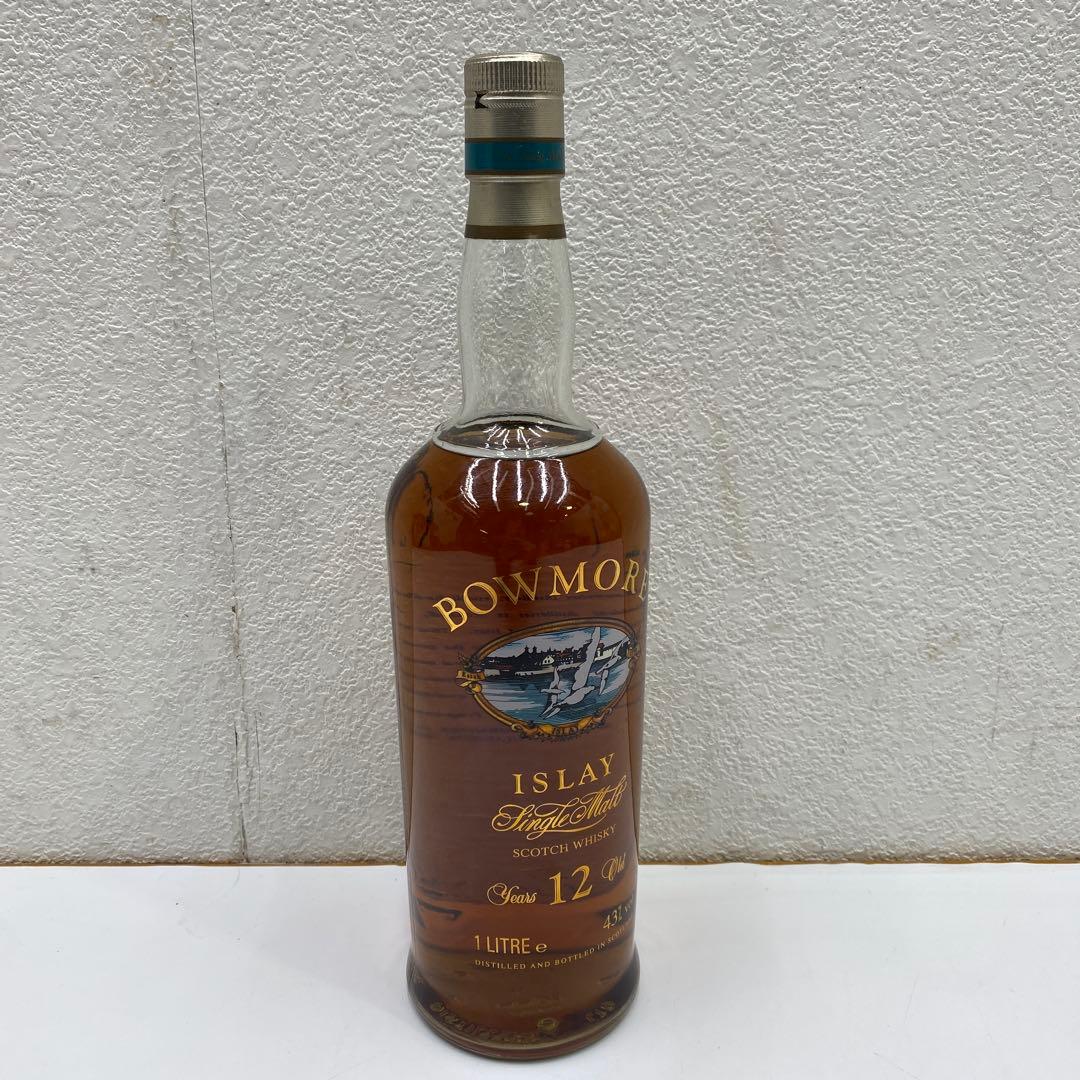 未開栓 BOWMORE ボウモア 12年 カモメラベル 1000ml