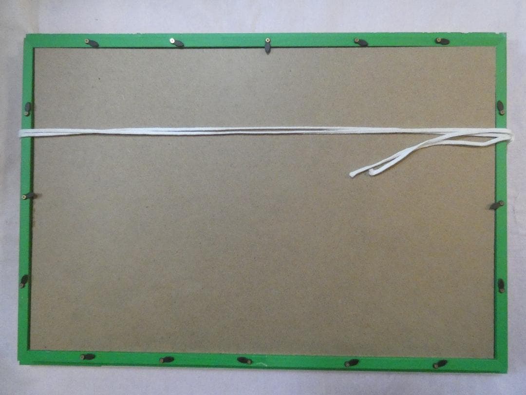 M10 絵画　 油彩　水森亞土「人物」 サイン　 肉筆手描き　額装済み