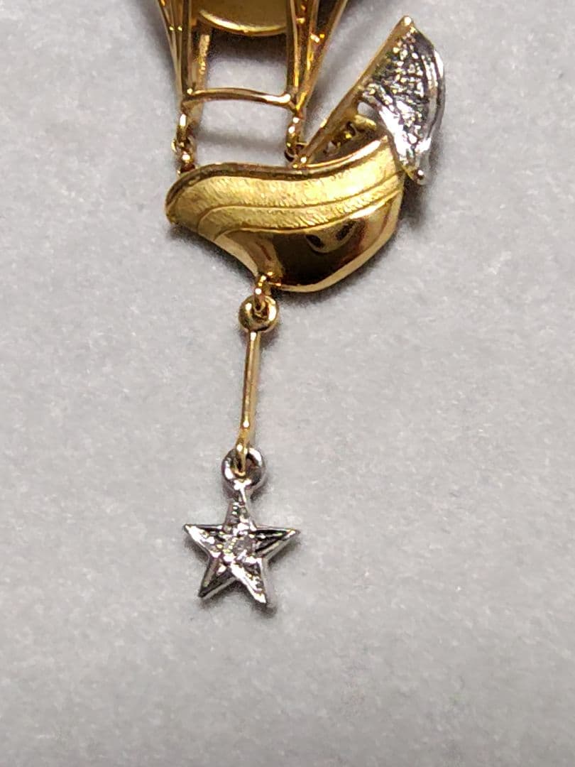 ふみちゃん 作家石川暢子 NOBUKO 気球ブローチ　ペンダント