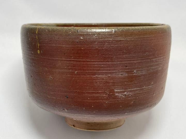 山本陶秀 備前焼茶碗 人間国宝 無傷 未使用品 抹茶茶碗 茶道具 共箱