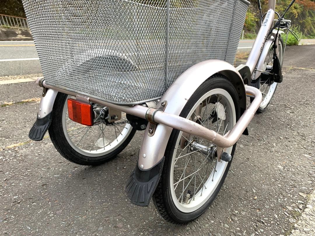 動作確認済 送料無料 CYCOO電動アシスト三輪自転車5.8Ah20-16インチ