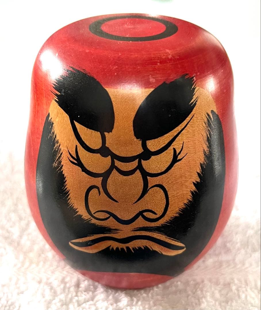 手作り 達磨十聚 ガラスケース付き