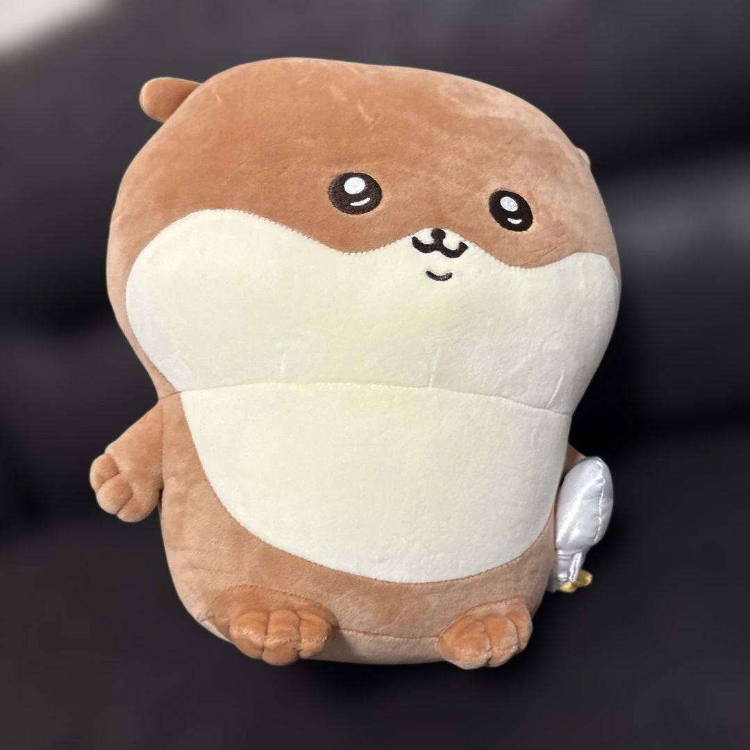 ほぼ未使用　140サイズぱんぱん　ナガノ　水族館　あざらし　カワウソ　D賞　シオ