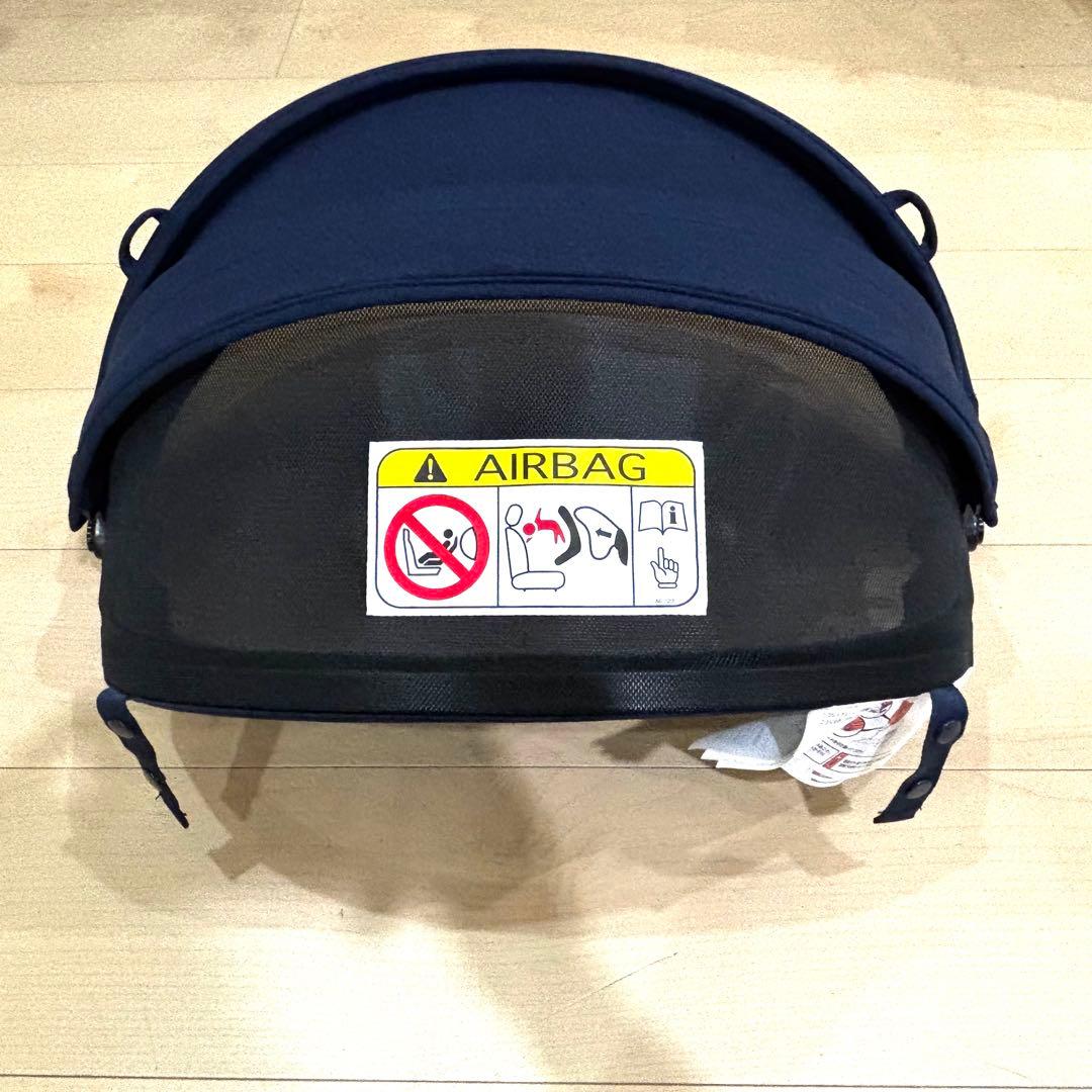 美品✨アップリカ フラディアグロウAC チャイルドシート シートベルト ネイビー