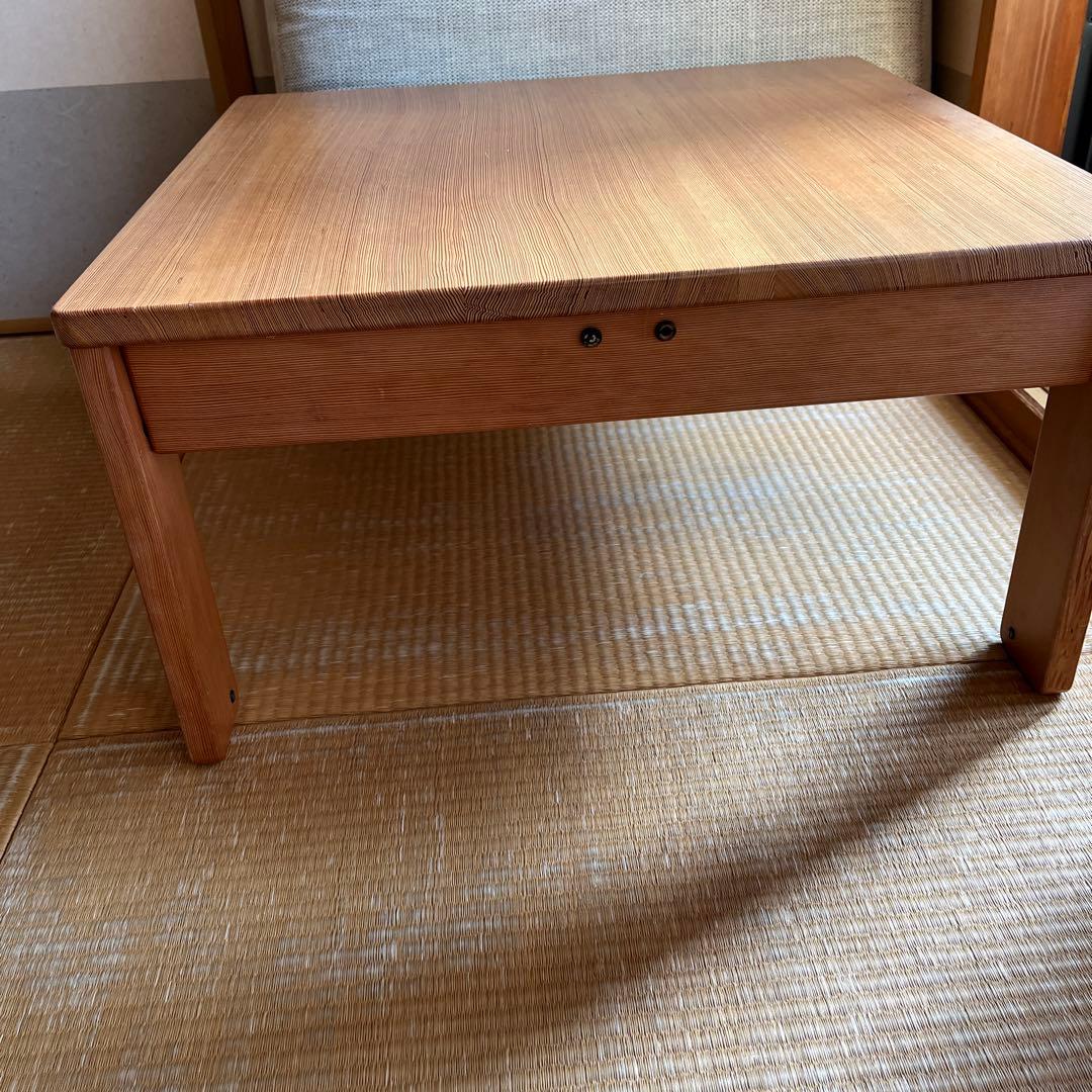 たためるサイドテーブル 設計工房MandM 米松 木