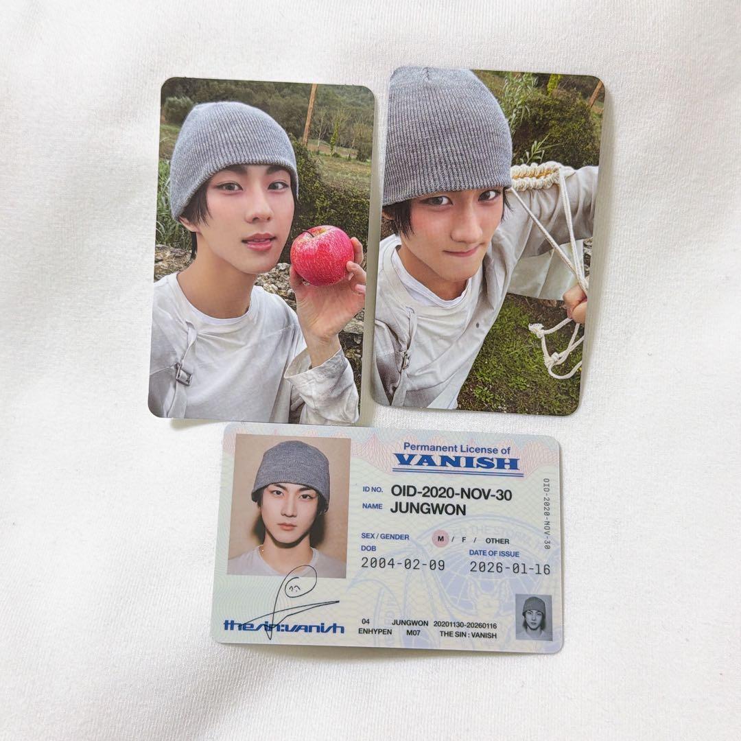 ENHYPEN ジョンウォン トレカ THE SIN VANISH - メルカリ