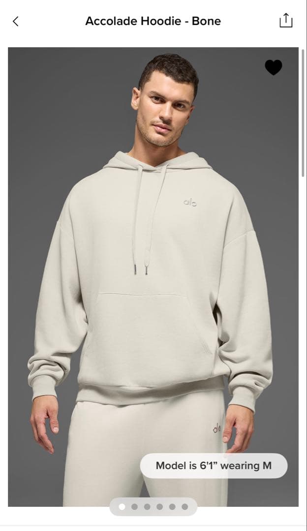 【新品未開封】Accolade Hoodie - Bone (M)