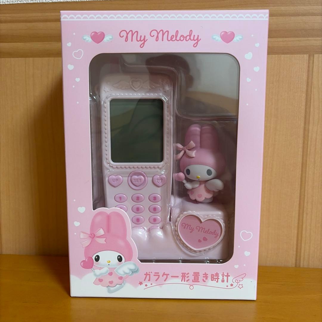 新品 未開封】サンリオ ガラケー型置き時計 マイメロ - メルカリ