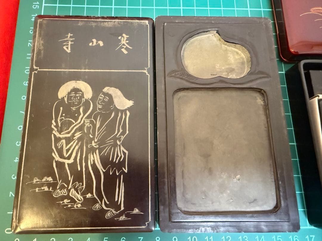 ミニ硯 雄勝硯 寺山寒 中国工芸品 豆 文鎮 書道 まとめて - メルカリ