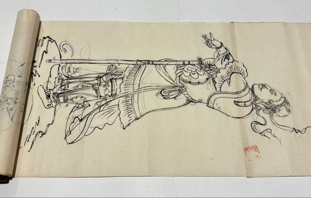 「古仏像参考集」昭和18年写 10図1巻|仏教美術 佛像 仏画 和本