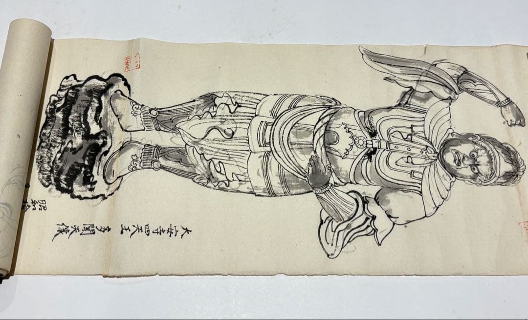 「古仏像参考集」昭和18年写 10図1巻|仏教美術 佛像 仏画 和本