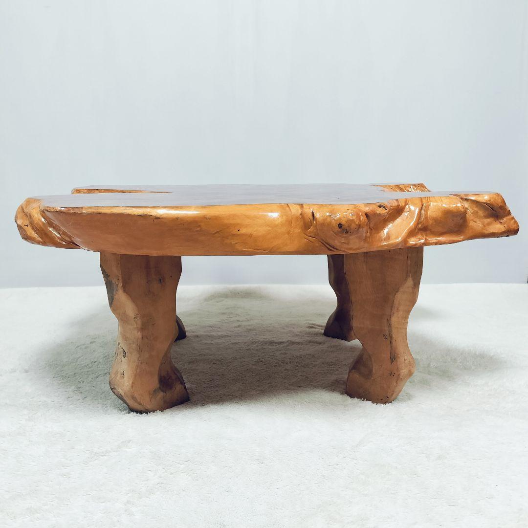 たのメル便発送】一枚板テーブル 天然木 センターテーブル ロー