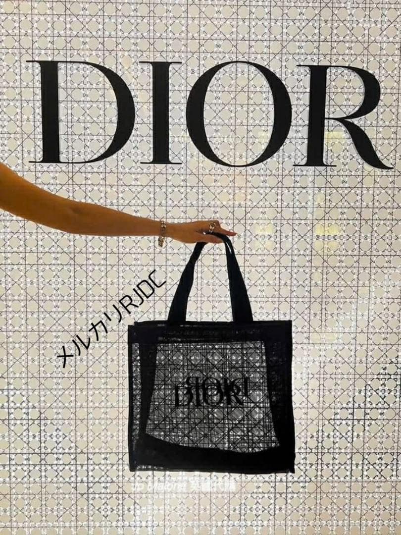 【新品未使用】2025ディオール VIP限定 レア ブラックレース トートバッグ