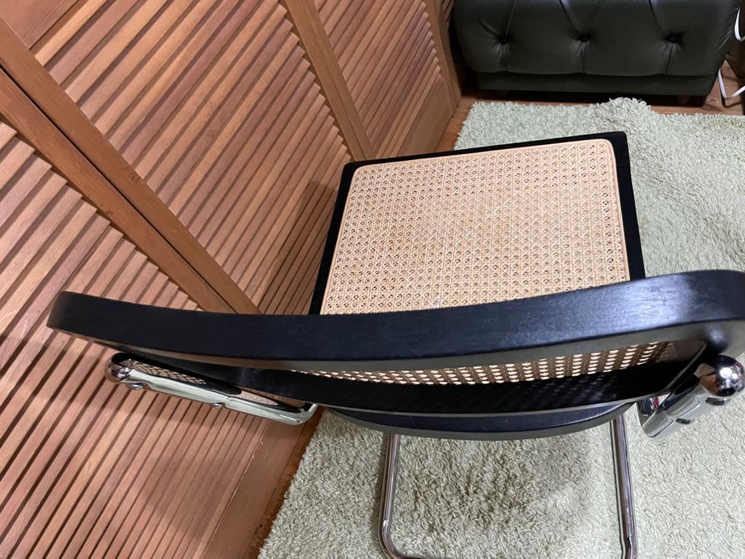 モダン韓国ラタンチェア インテリア チェスカアームレスチェア風 リ