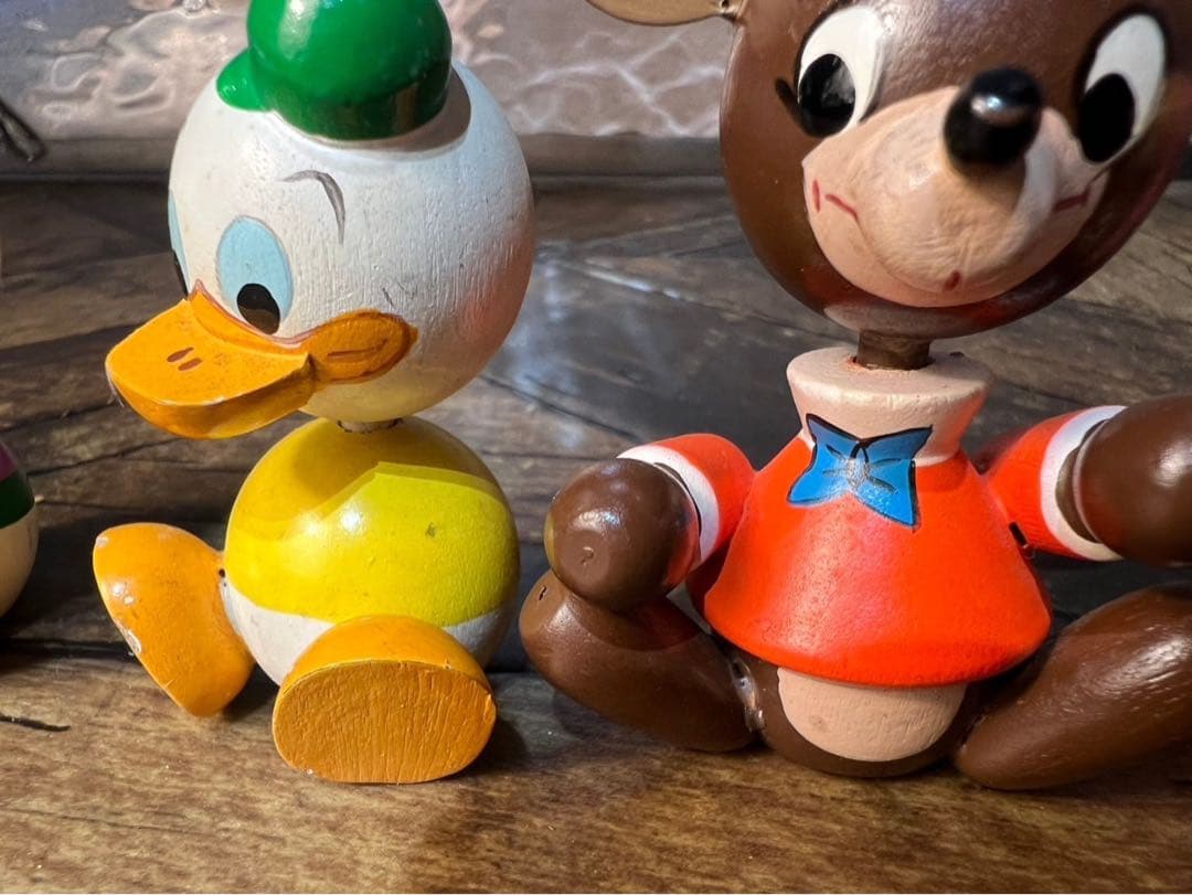 激レア 希少 ディズニー こけし セット 昭和レトロ 木製 人形