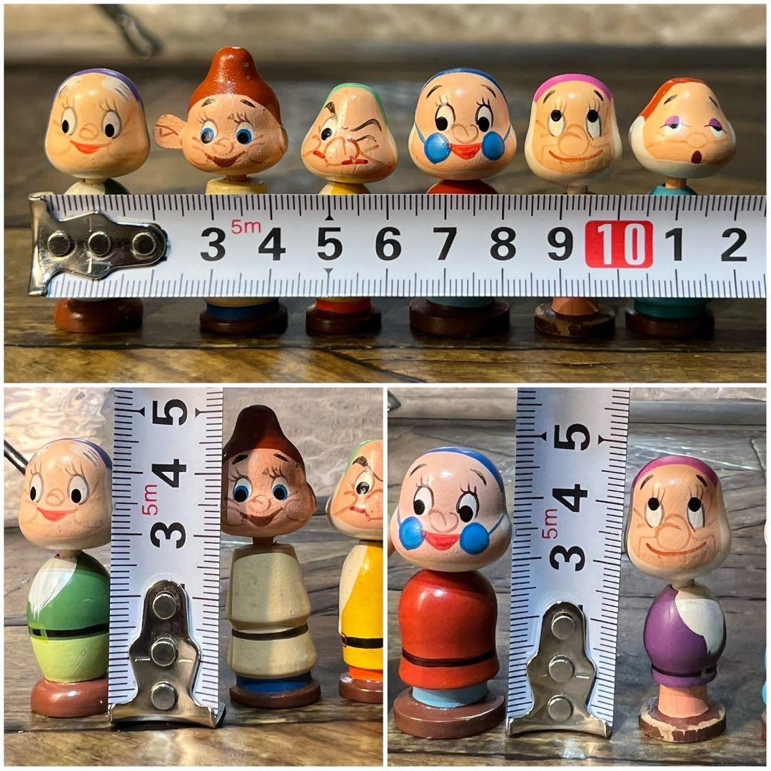 激レア 希少 ディズニー こけし セット 昭和レトロ 木製 人形