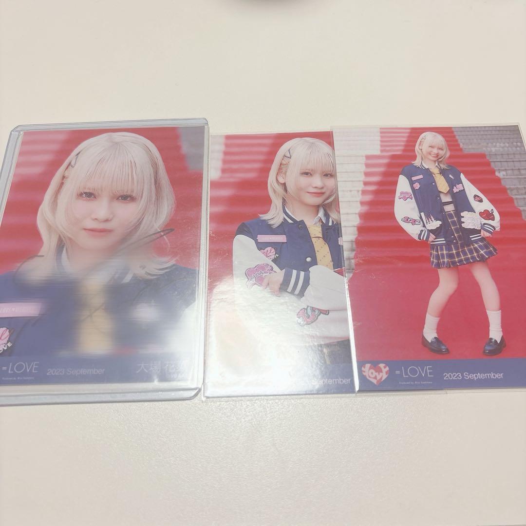 LOVE 大場花菜 ヒロインズ コンプ ヨリ 直筆 - メルカリ