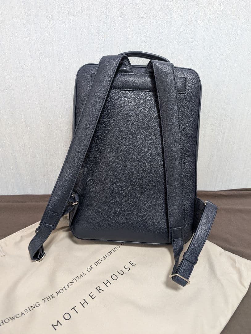 【新品未使用】MOTHERHOUSE レザーバックパック 撥水加工あり
