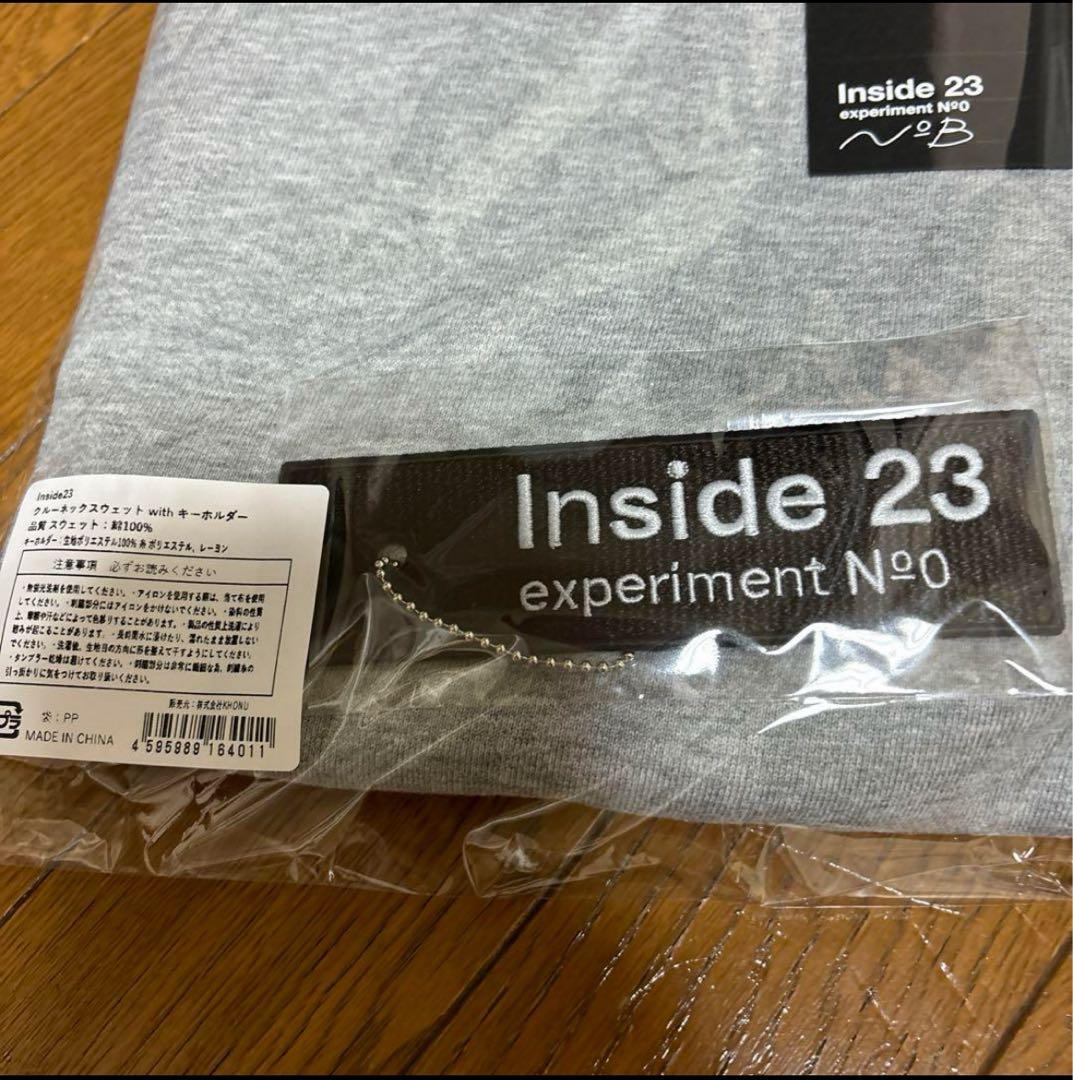 Inside23クルーネックスウェット with キーホルダー 本当に 安い