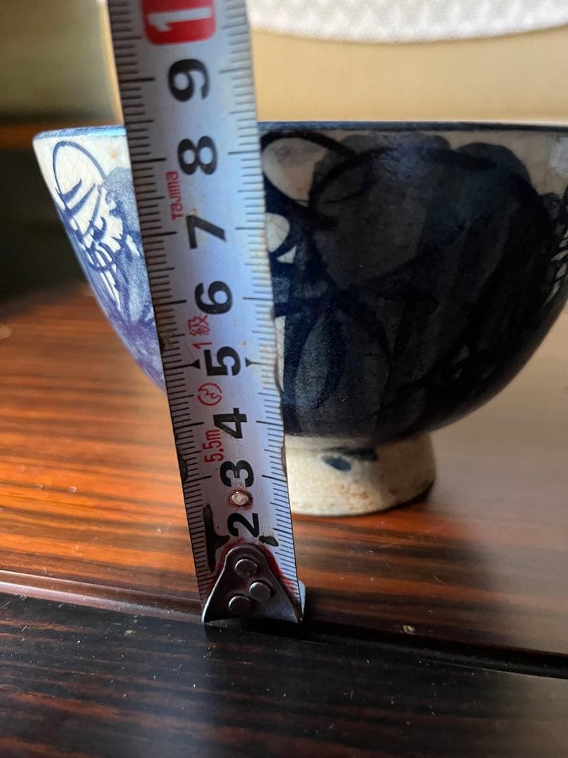 茶道具 抹茶茶京焼 青絵茶碗 抹茶碗 青木木米 青木聾米造