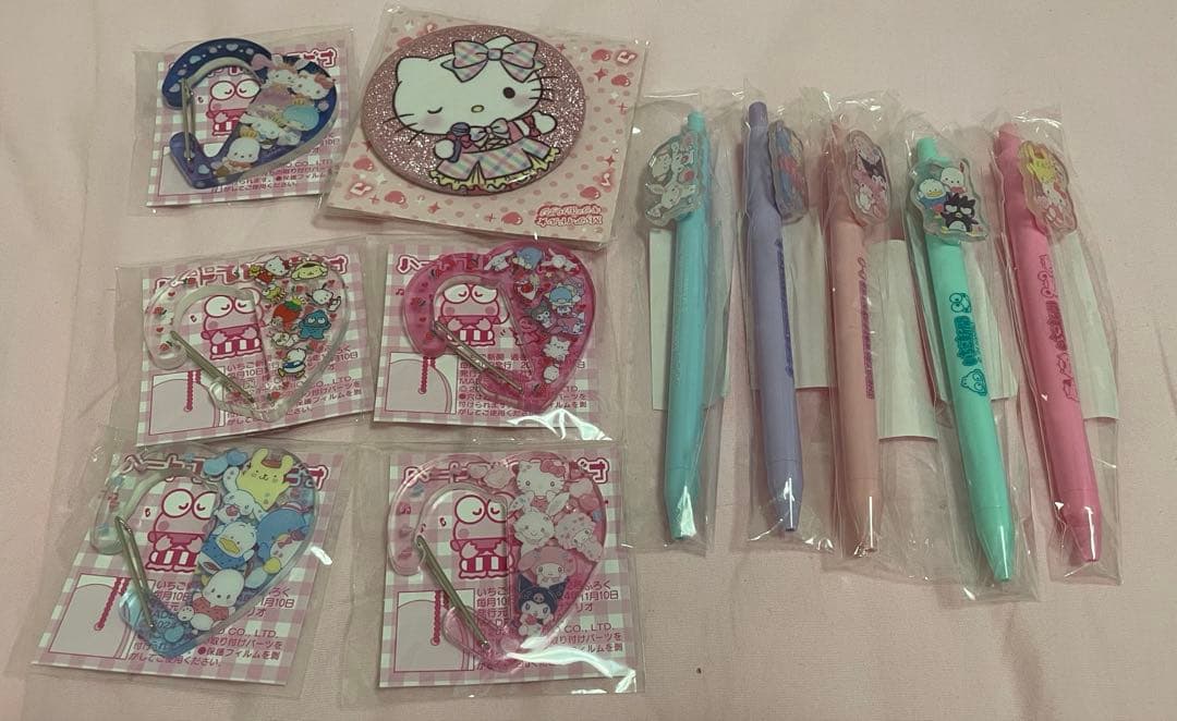 サンリオ　いちご新聞の付属セット