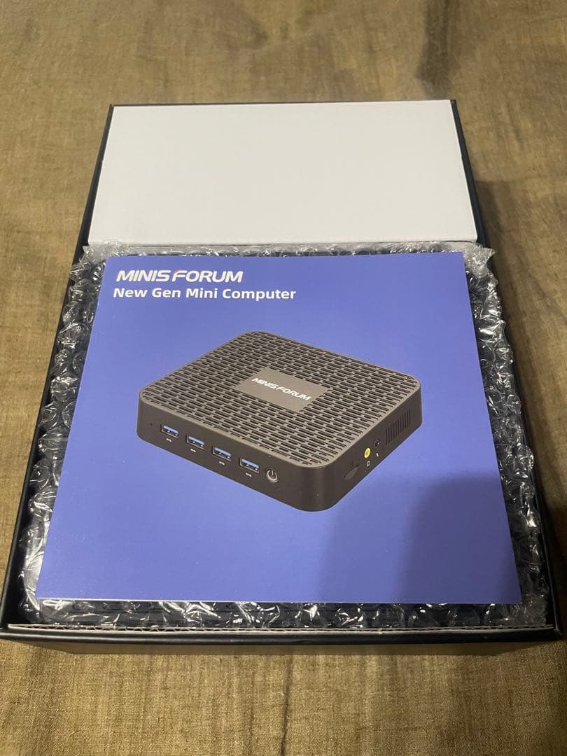 ほぼ未使用】MINIS FORUM ミニPC 即使用可