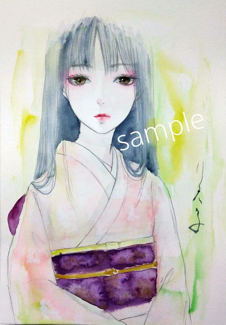 23119/B 専用 絵画 ドローイング 和装