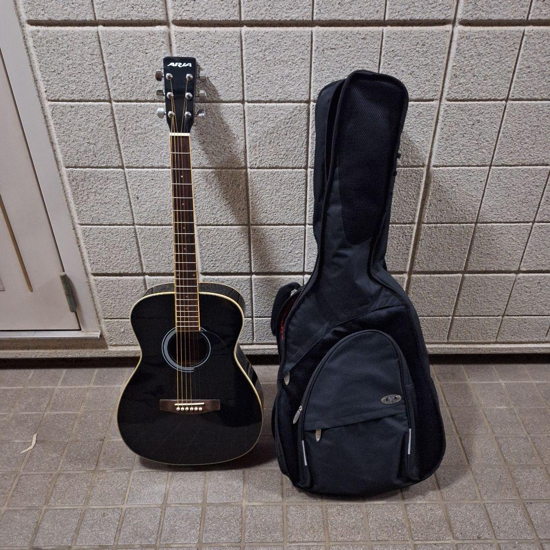 PRGR様専用 ARIA アリア ギター ブラック アコースティック ケース付き